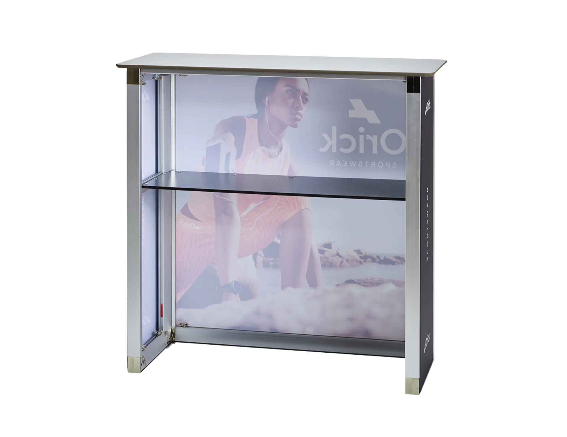Expolinc Classic Frame Counter back with graphics