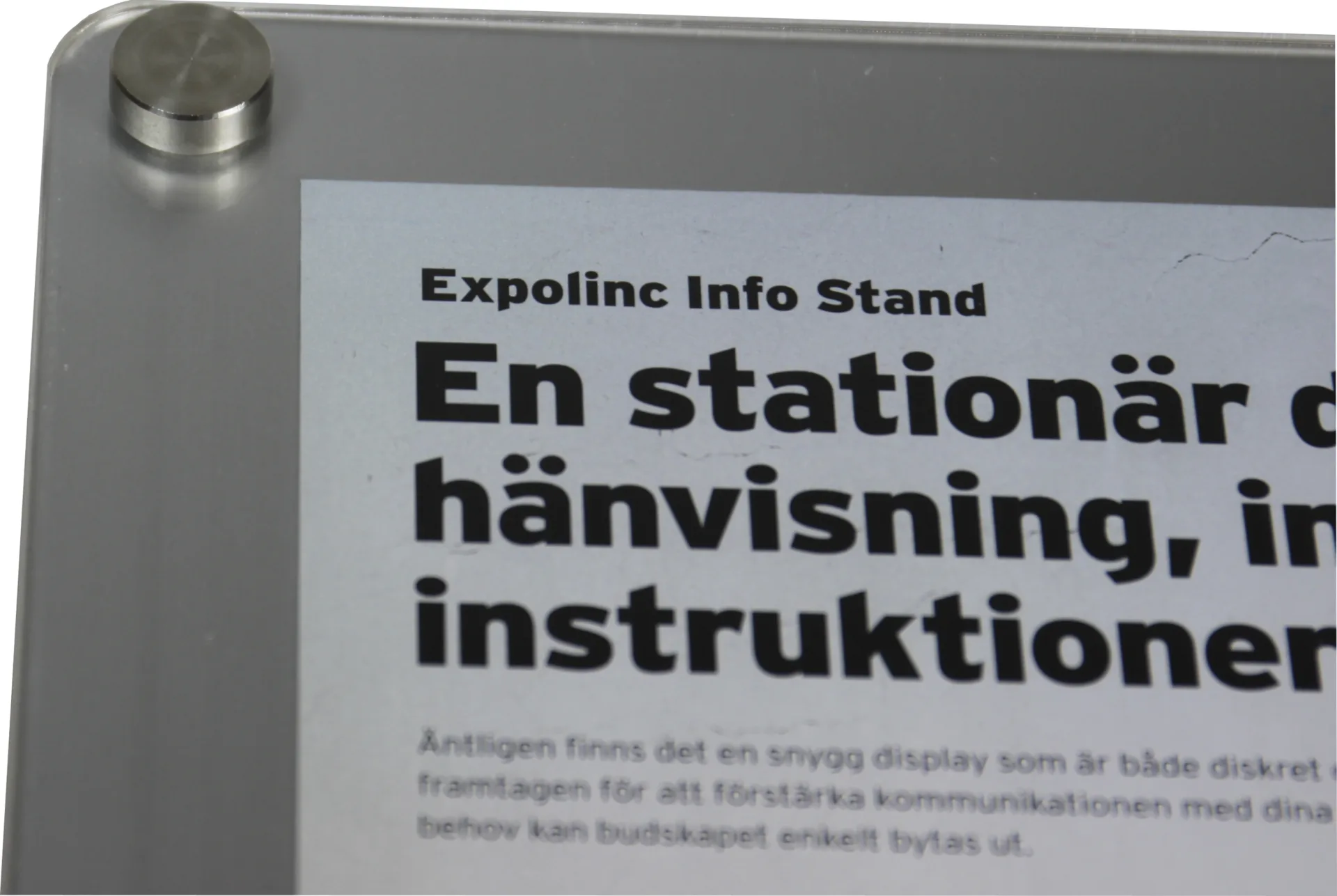 Expolinc Info Stand button
