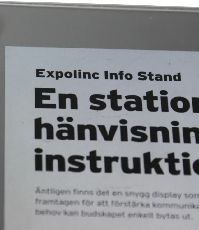 Expolinc Info Stand button